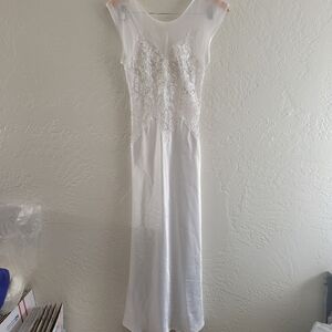 Frederick's of Hollywood Vintage White Nightgown Size Small